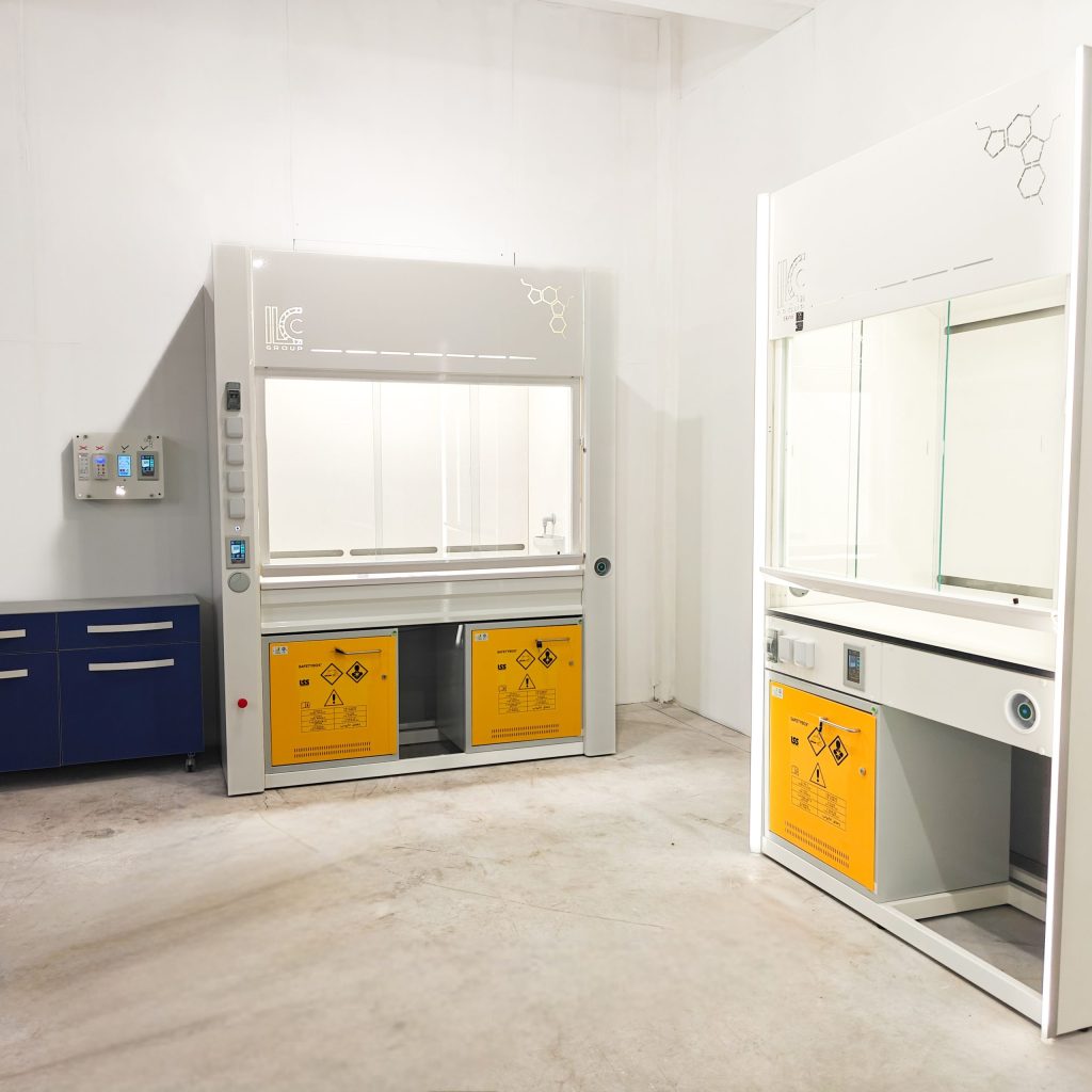 showroom ilc group prodotti cappa chimica banchi tecnici