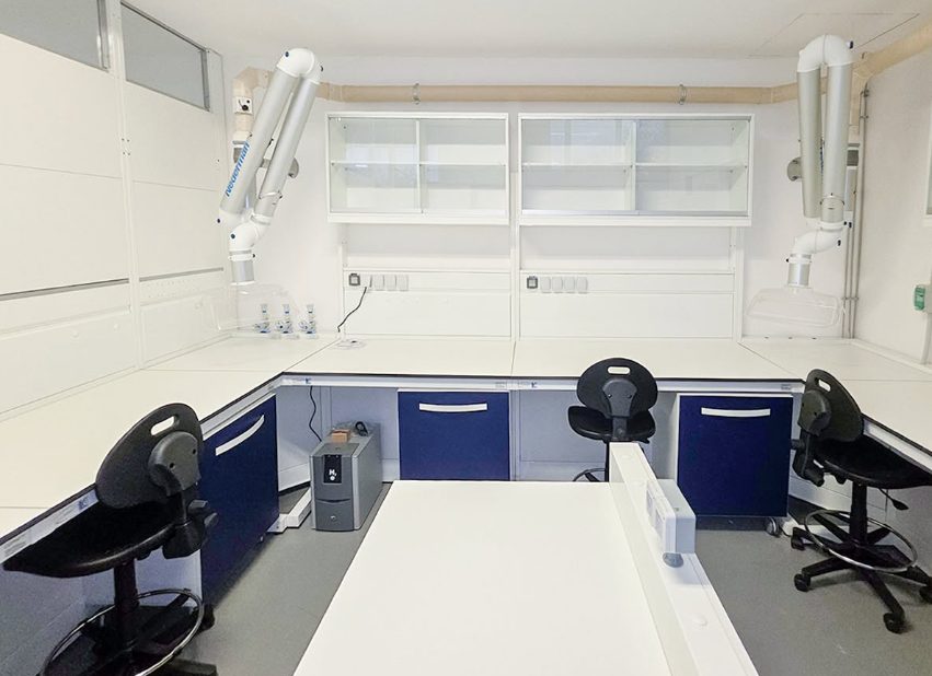 Installazione laboratorio completo realizzata da ILC Group